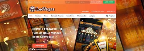 leo vegas casino é confiavel|LeoVegas casino Brasil • Bônus exclusivo • Análise 2024 .